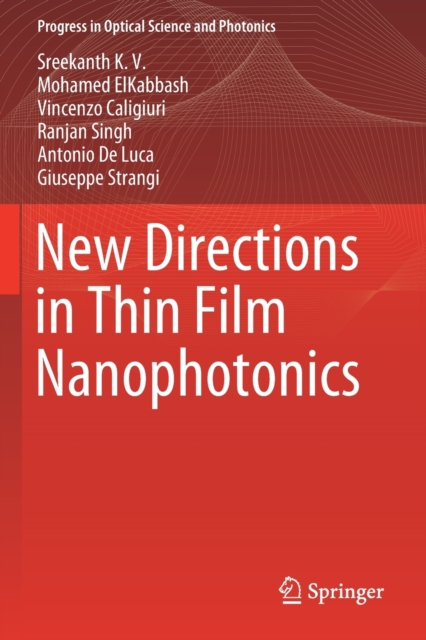 New Directions in Thin Film Nanophotonics, Paperback / softback Book