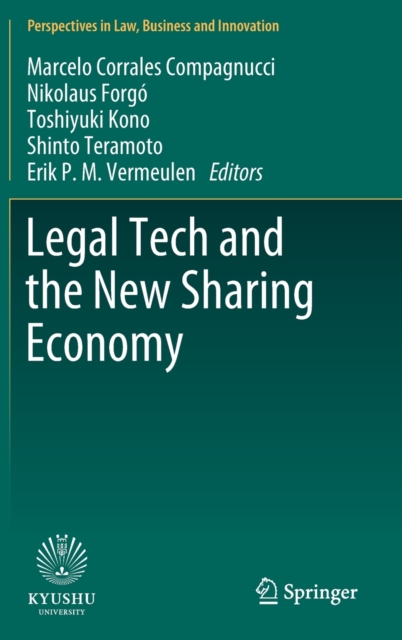 Legal Tech and the New Sharing Economy, Hardback Book