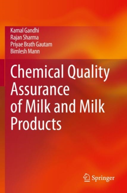 Chemical Quality Assurance of Milk and Milk Products, Paperback / softback Book