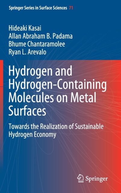 Hydrogen and Hydrogen-Containing Molecules on Metal Surfaces : Towards the Realization of Sustainable Hydrogen Economy, Hardback Book