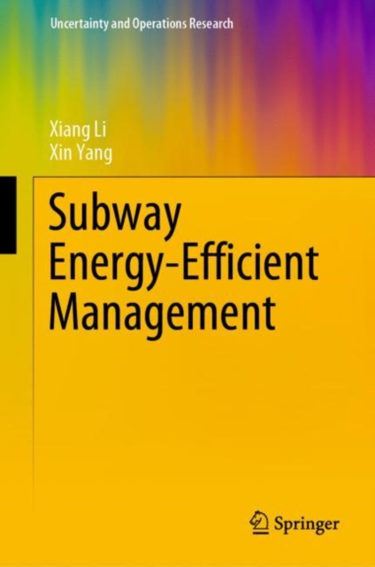 Subway Energy-Efficient Management, Hardback Book