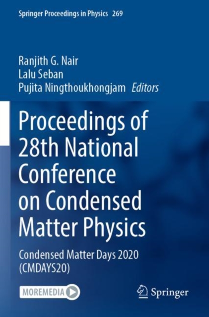 Proceedings of 28th National Conference on Condensed Matter Physics : Condensed Matter Days 2020 (CMDAYS20), Paperback / softback Book