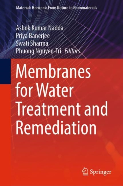 Membranes for Water Treatment and Remediation, Hardback Book