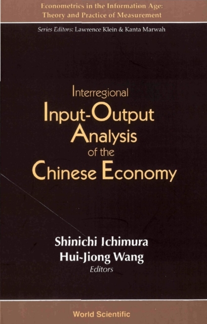 Interregional Input-output Analysis Of The Chinese Economy, Hardback Book