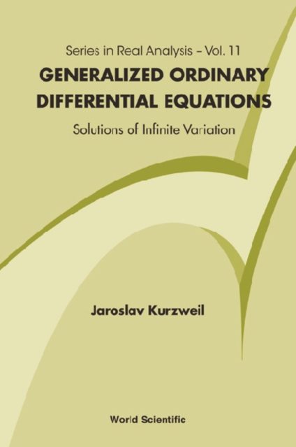 Generalized Ordinary Differential Equations: Not Absolutely Continuous Solutions, PDF eBook