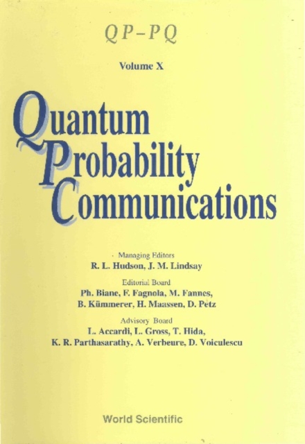 Quantum Probability Communications: Volume X, PDF eBook