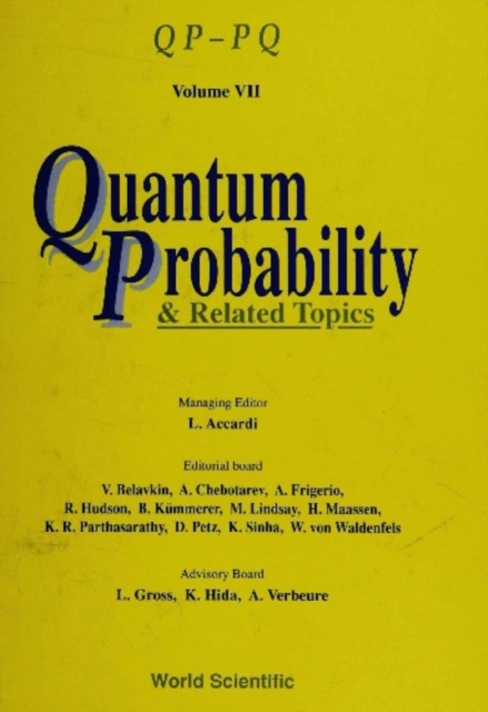Quantum Probability And Related Topics: Qp-pq (Volume Vii), PDF eBook