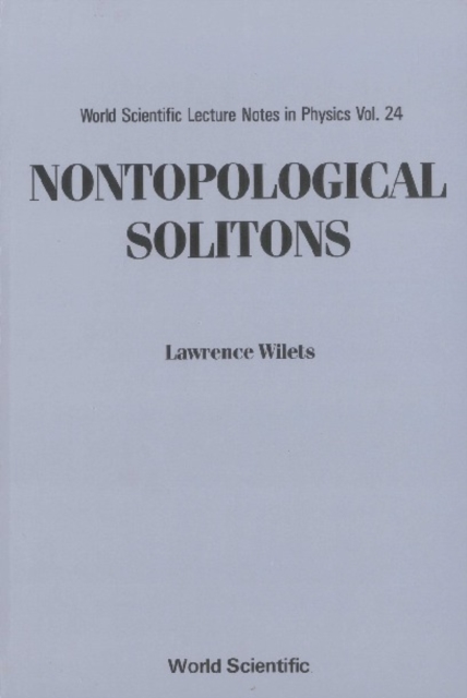 Nontopological Solitons, PDF eBook