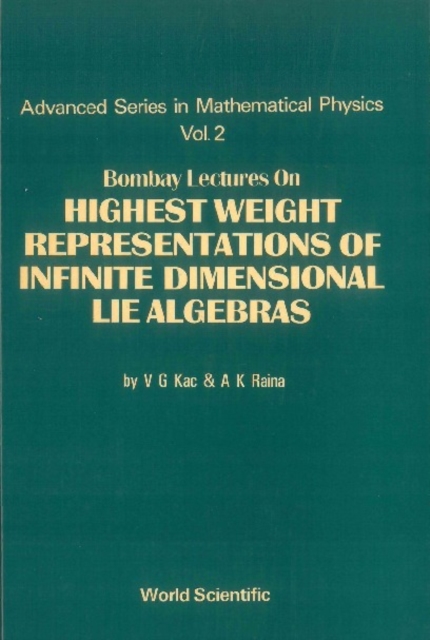 Highest Weight Representations Of Infinite Dimensional Lie Algebra, PDF eBook