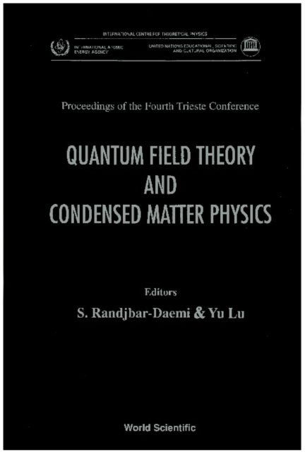Quantum Field Theory And Condensed Matter Physics: Proceedings Of The 4th Trieste Conference, PDF eBook