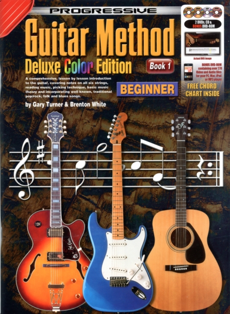 Progressive Guitar Method 1- Deluxe Color Edition : With Poster, Multiple-component retail product Book