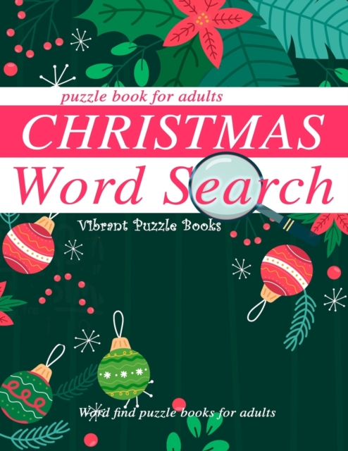 Christmas word search puzzle book for adults. : Word find puzzle books for adults, Paperback / softback Book