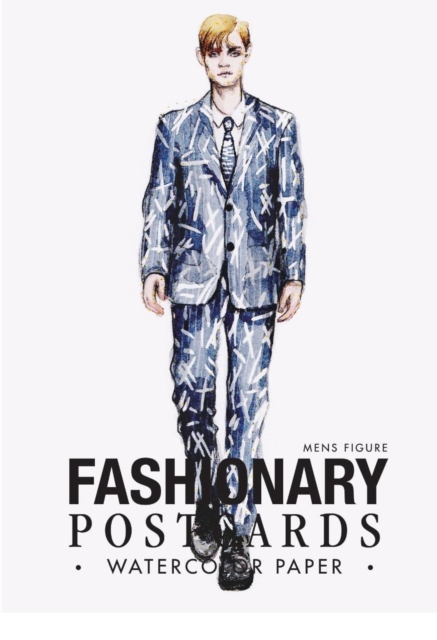 Fashionary Watercolor Postcards (Mens Figure Templates), Other printed item Book