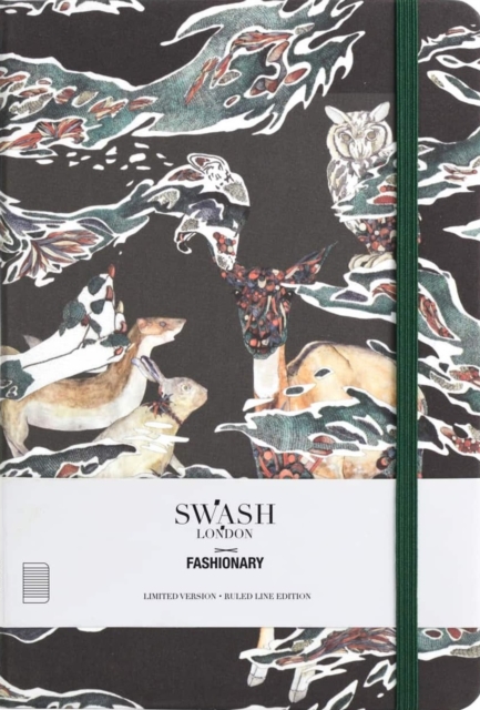 Swash London X Fashionary Candy Camo Ruled Notebook A5, Other printed item Book