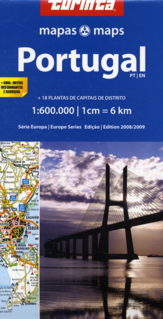 Portugal, Sheet map, folded Book