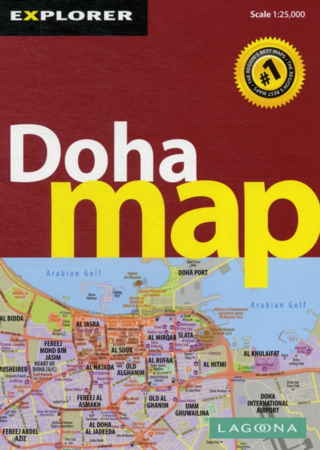Doha & Qatar Map : Doh_map_2, Sheet map, folded Book