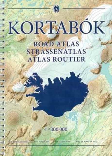 Iceland Road Atlas, with Town Plans, 2016-2017: 1:300,000, Paperback Book
