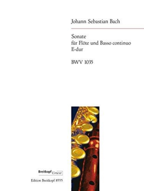 SONATA IN E MAJOR BWV 1035 BREITKOPF URT,  Book