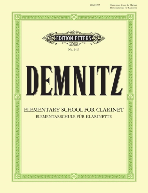 ELEMENTARY SCHOOL FOR CLARINET,  Book
