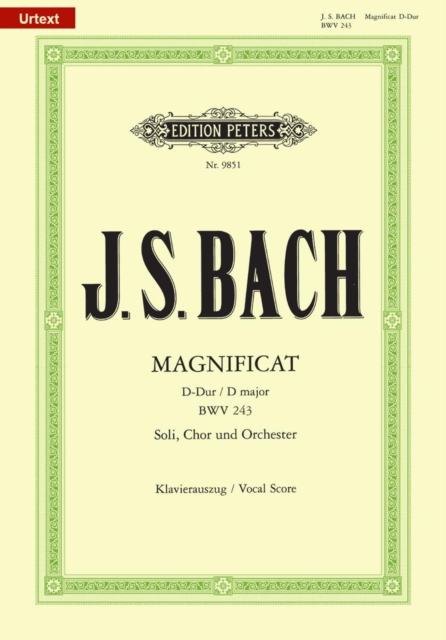 MAGNIFICAT BWV 243, Paperback Book