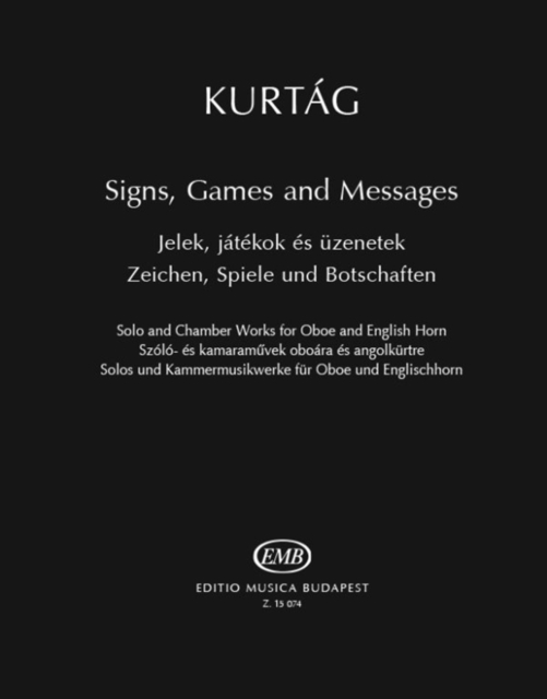 SIGNS GAMES & MESSAGES OBOEENGLISH HORN, Paperback Book
