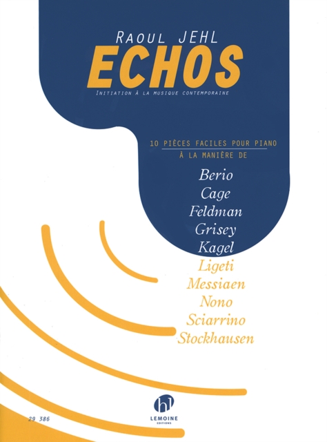 ECHOS PIANO SOLO, Paperback Book
