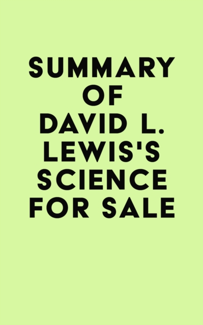 Summary of David L. Lewis's Science for Sale, EPUB eBook