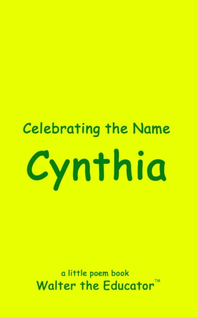 Celebrating the Name Cynthia, EPUB eBook