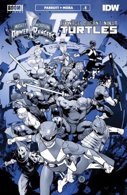Mighty Morphin Power Rangers/Teenage Mutant Ninja Turtles II Black & White Edition #1, PDF eBook